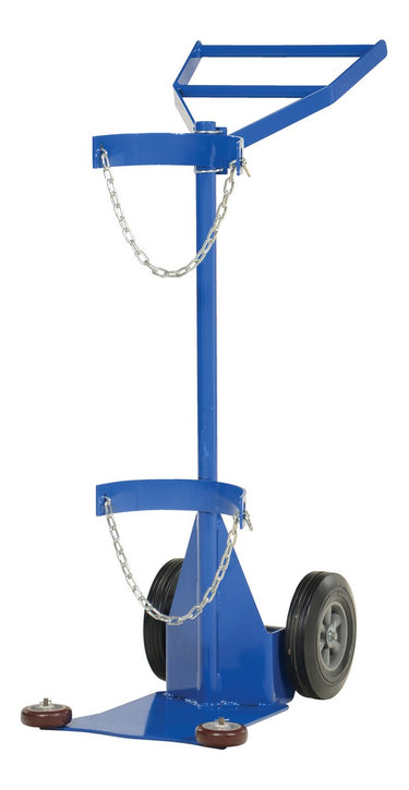 Cylinder Dolly - Deluxe w/ Rubber Wheels